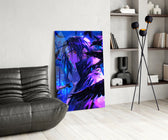 Anime glass print bringing anti-hero edge to a man cave