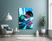 Rock Lee artwork styled in a creative loft interior