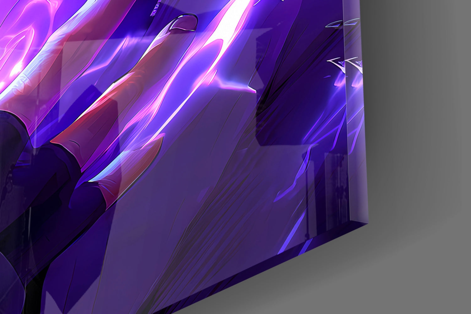 Lightning Kakashi Hatake Glass Wall Art || Designer Collection