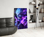 Anime glass print bringing shinobi edge to a man cave