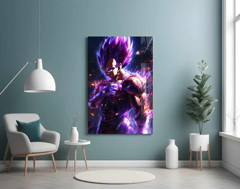 Vegeta artwork styled in a creative loft interior