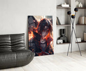 Anime glass print bringing anti-hero edge to a man cave