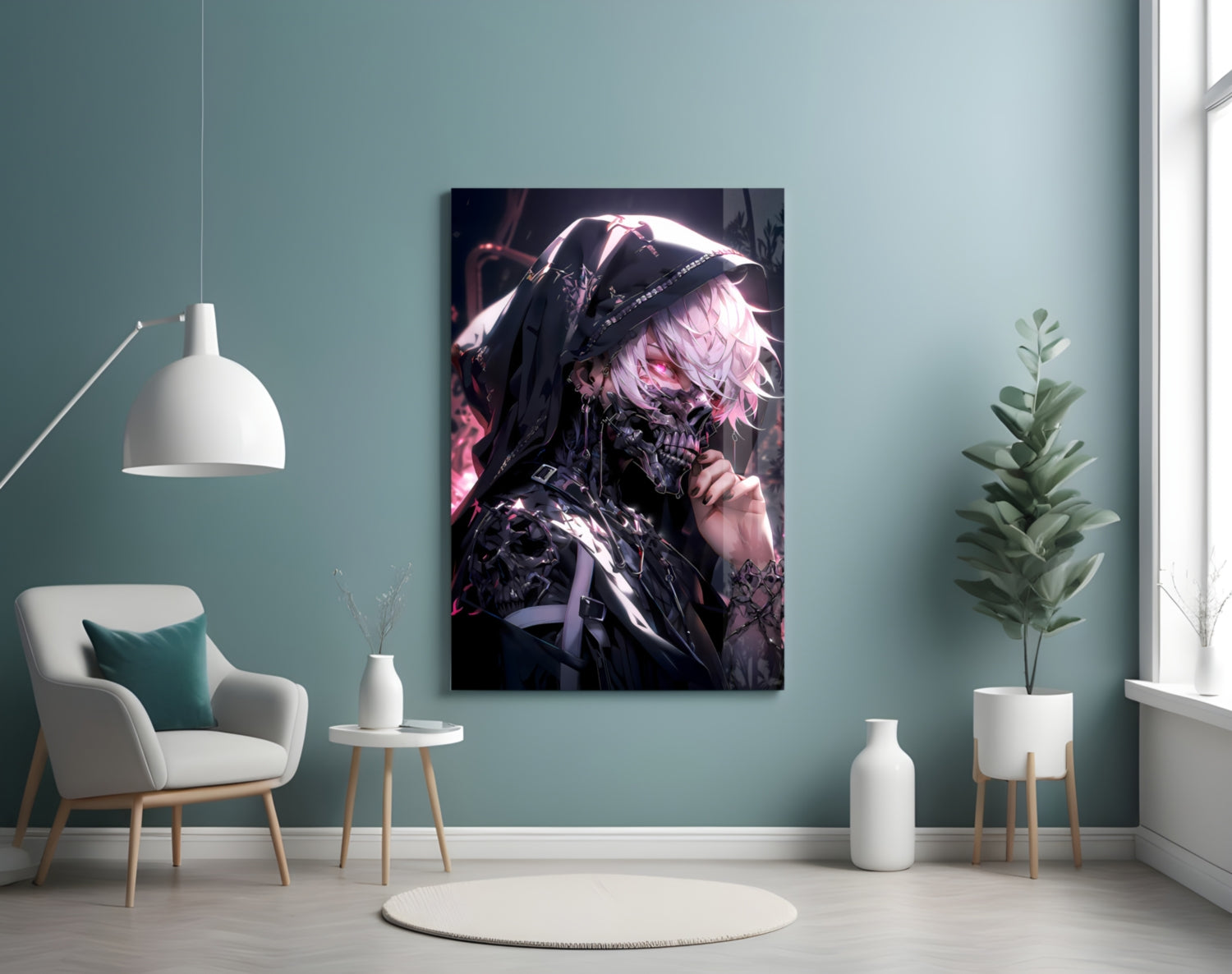 Shadow Queen Glass Wall Art || Designer Collection