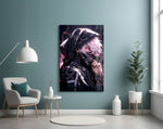 Shadow Queen artwork styled in a creative loft interior