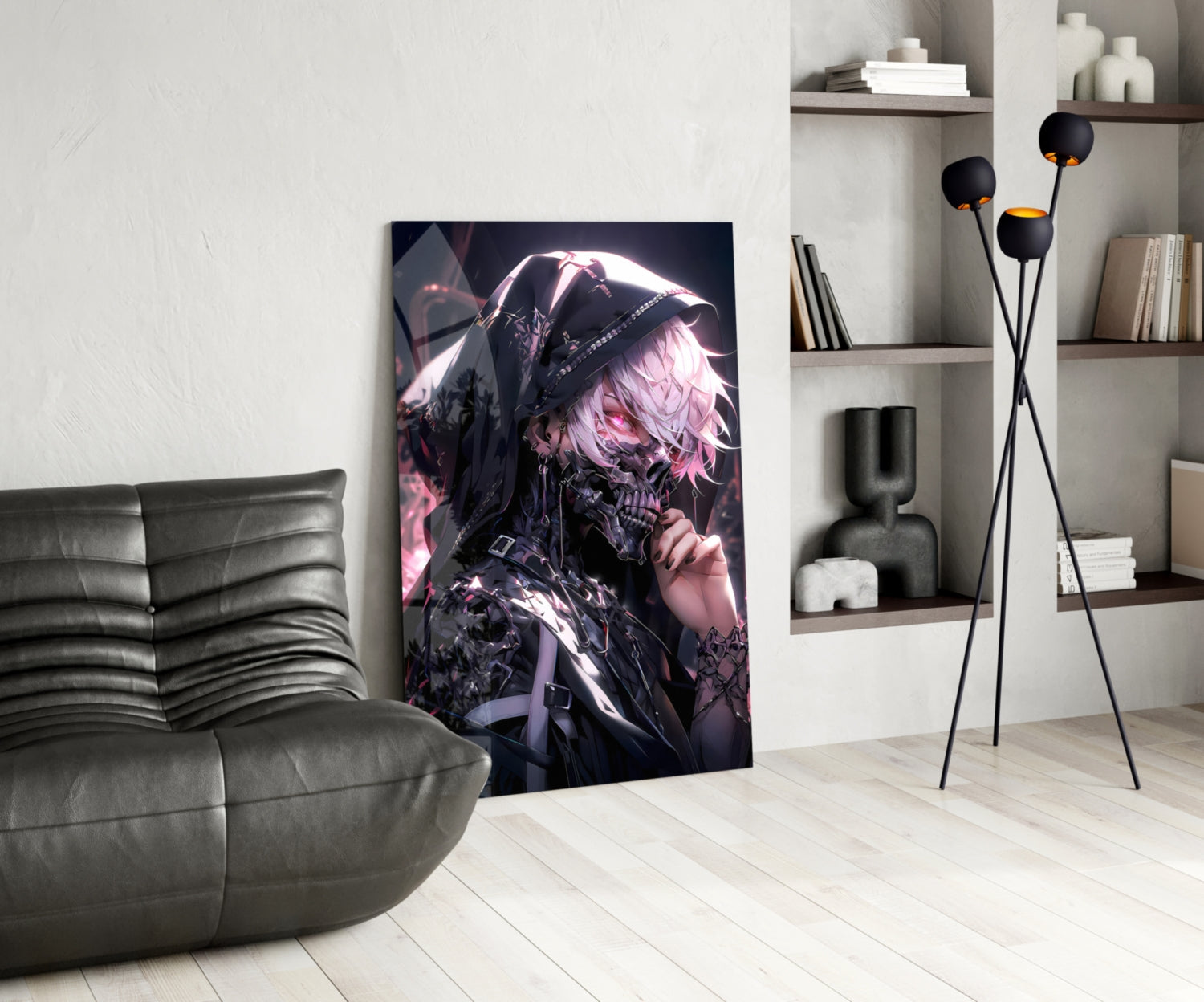 Shadow Queen Glass Wall Art || Designer Collection