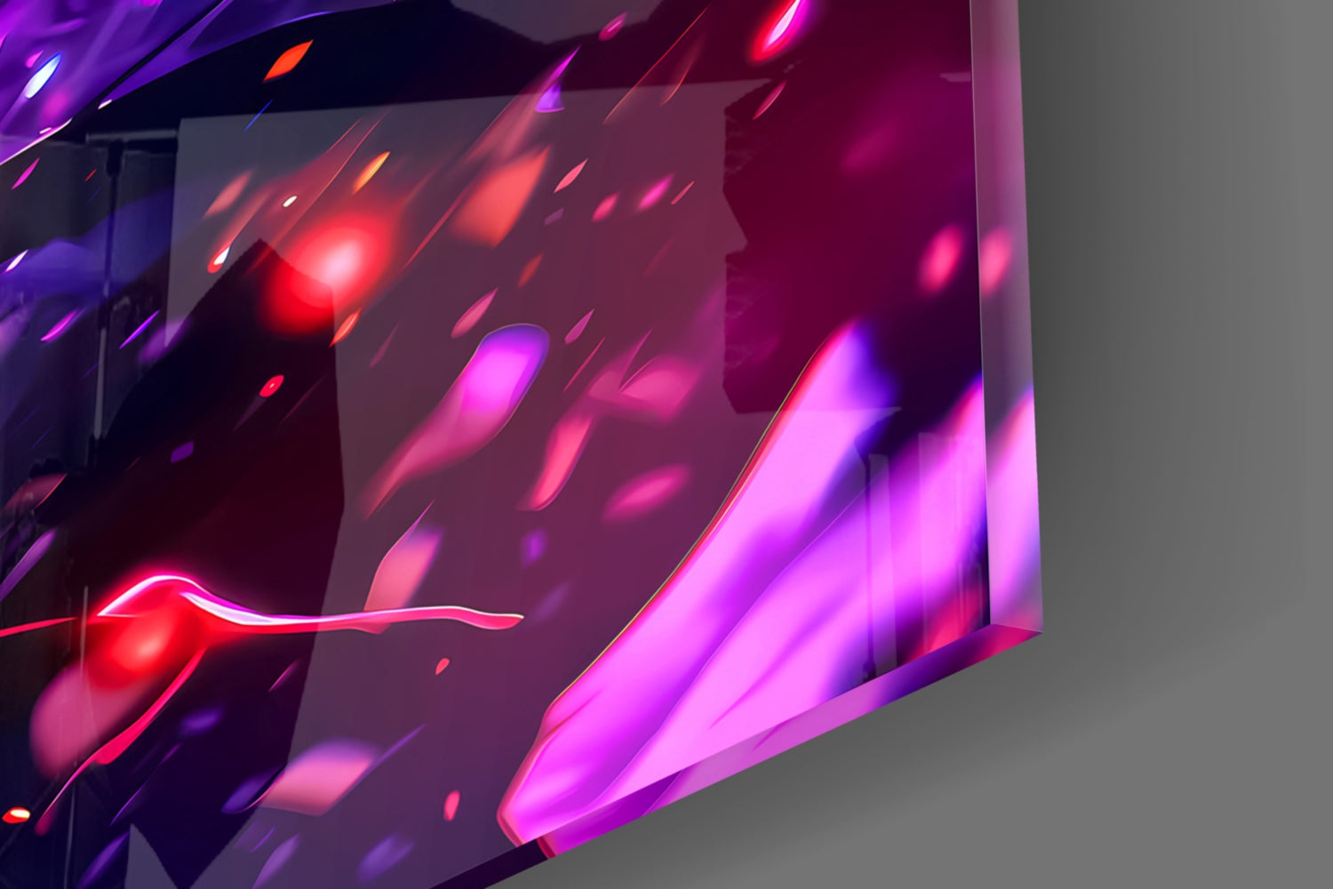 Warrior Furious Spirit Glass Wall Art || Designer Collection