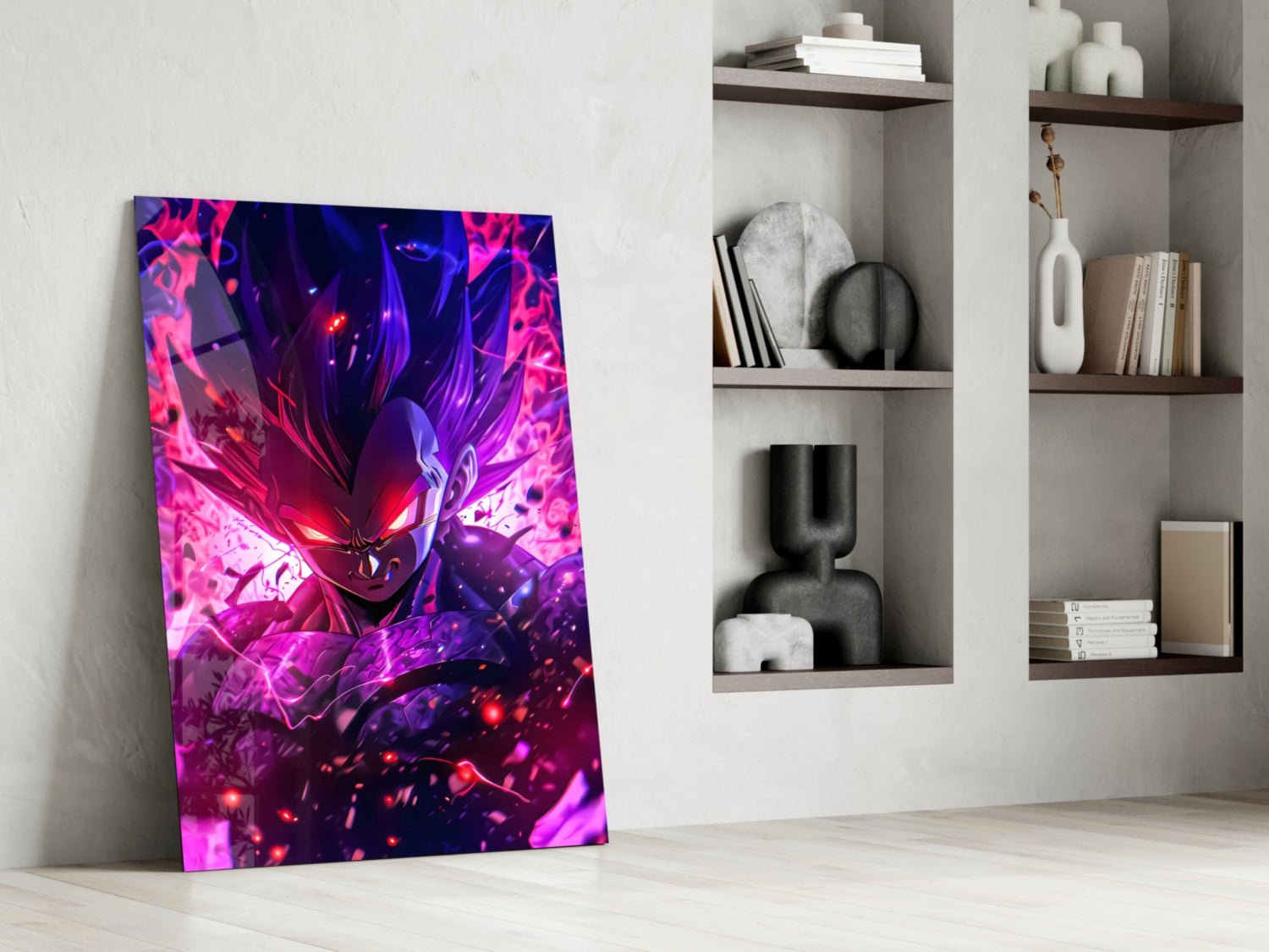 Warrior Furious Spirit Glass Wall Art || Designer Collection