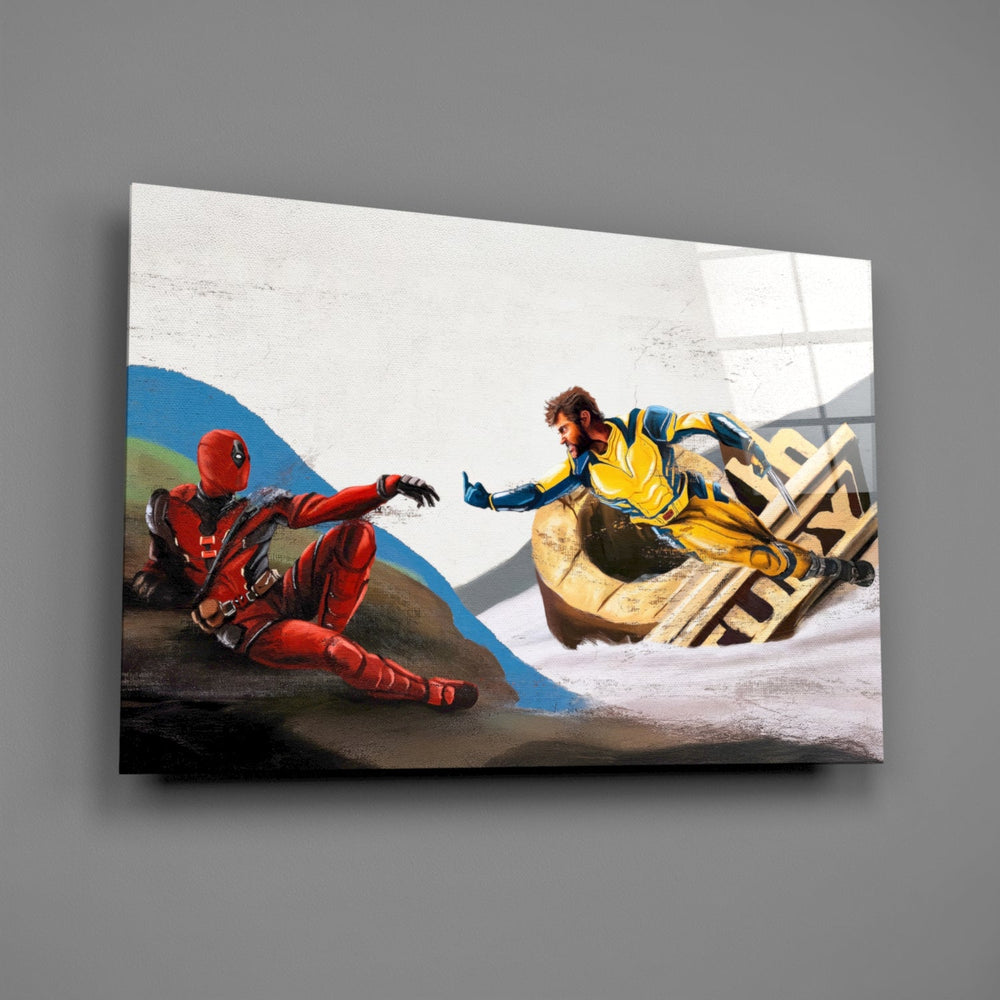 Designer-collection Marvel panel anchoring a home cinema wall