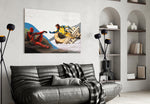 Marvel Renaissance artwork styled in a creative loft interior