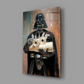 Designer-collection Star Wars panel anchoring a man cave wall