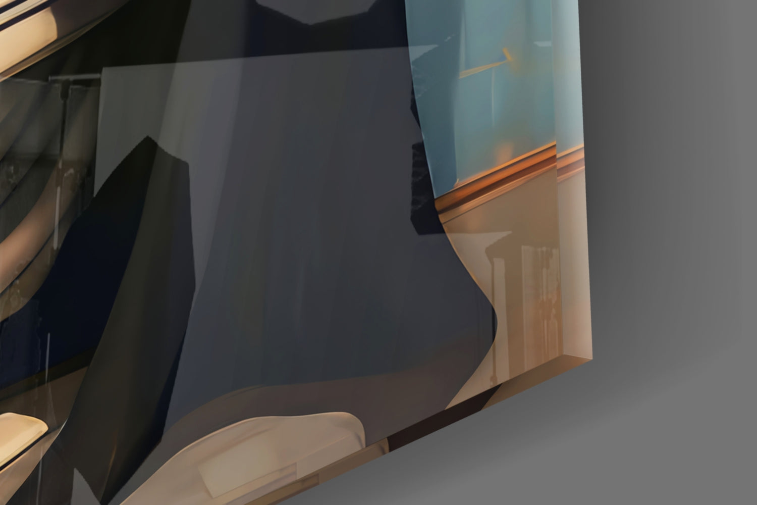 Batroom Glass Wall Art || Designer Collection