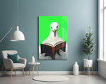Educated Seagull artwork styled in a creative loft interior