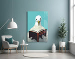 Wise Seagull artwork styled in a creative loft interior