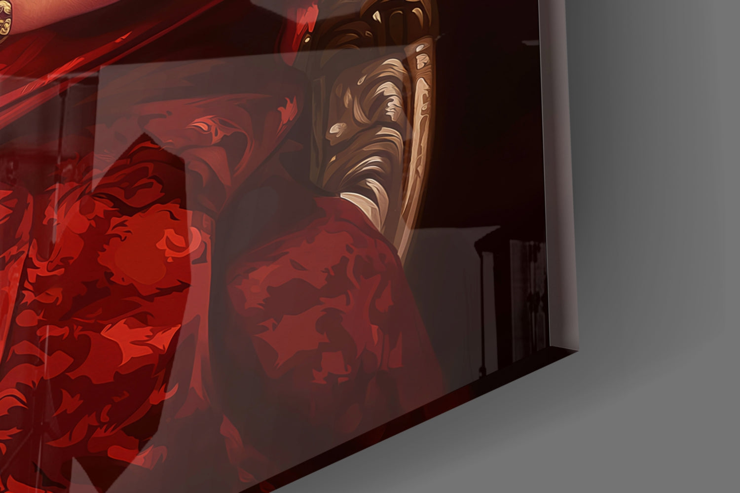 The Queen's Secret Glass Wall Art || Designer Collection