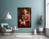 Royal humor artwork styled in a creative loft interior