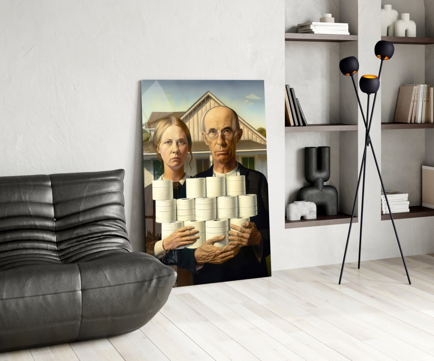 American Nightmare Glass Wall Art || Designer Collection