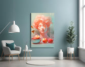 Apple Elegance artwork styled in a creative loft interior