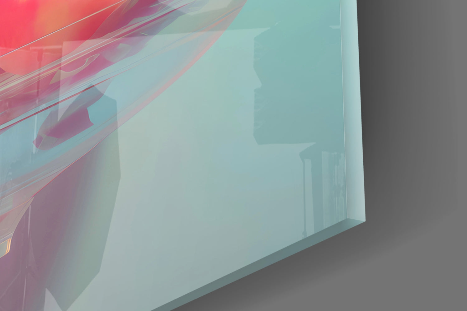 Apple Tranquility Glass Wall Art || Designer Collection