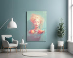 Apple Tranquility artwork styled in a creative loft interior