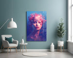Pink Bubbles melting artwork styled in a creative loft interior