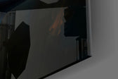 Designer-collection artwork in a music studio interior