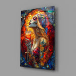 Designer-collection catrina panel anchoring a lounge wall