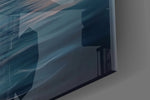 Designer-collection artwork in a quiet office interior