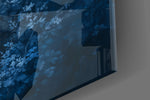 Designer-collection artwork in a tea-and-china-leaning home interior