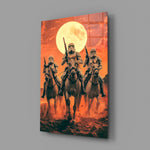 Designer-collection Star Wars panel anchoring a man cave wall