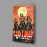 Designer-collection Star Wars panel anchoring a man cave wall
