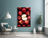Queen of Apples artwork styled in a creative loft interior