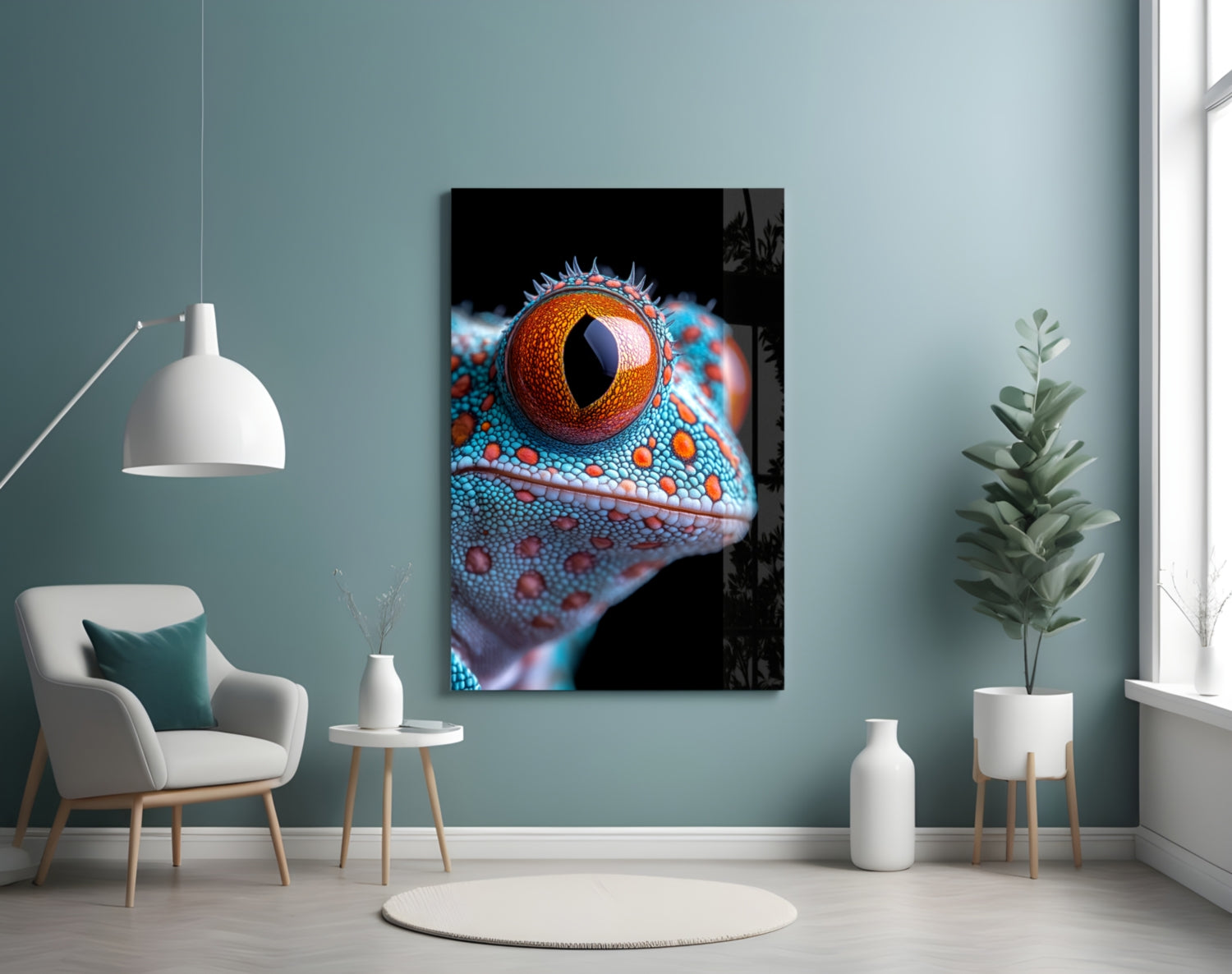 Cosmic Eyes Glass Wall Art || Designer Collection