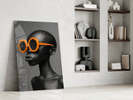 Fashion panel against a moody dark-painted accent wall