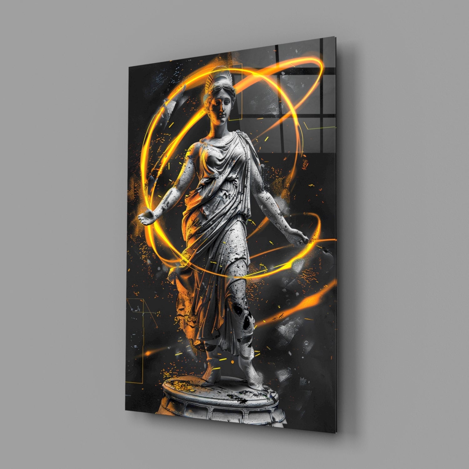 Neon Venus Glass Wall Art || Designer Collection