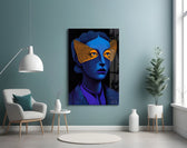 Striped Look artwork styled in a boutique interior