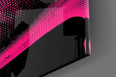 Designer-collection artwork in a graphic studio interior