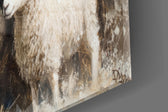 Designer-collection artwork in a faith-leaning home interior