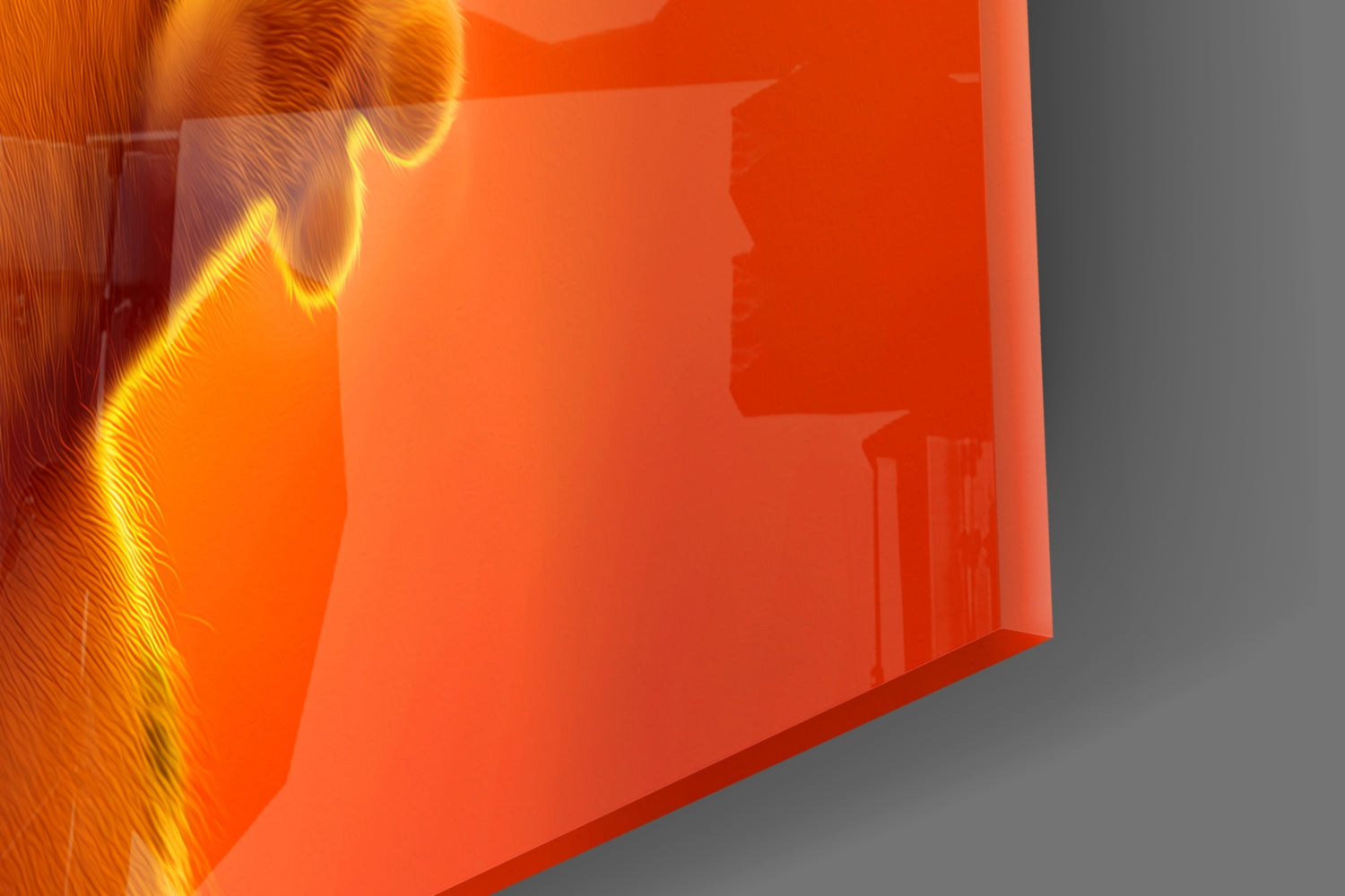 Cute Garfield Glass Wall Art || Designer Collection