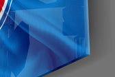 Designer-collection artwork in a gaming room interior