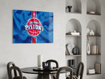 NBA glass print bringing fandom edge to a home gym