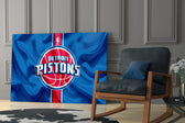 Sports yatay panel against a moody dark-painted accent wall