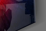 Designer-collection artwork in a gaming room interior