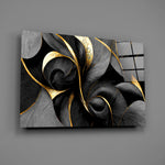 Curves Glass Wall Art || Designer Collection