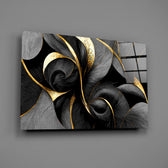 Curves Glass Wall Art || Designer Collection