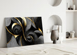 Chess Art Glass Wall Art