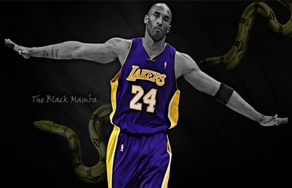 Kobe Bryant Glass Wall Art