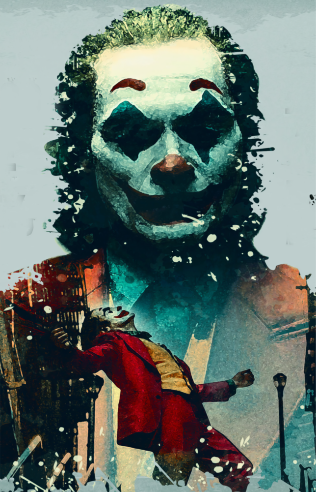 Joker Glass Wall Art