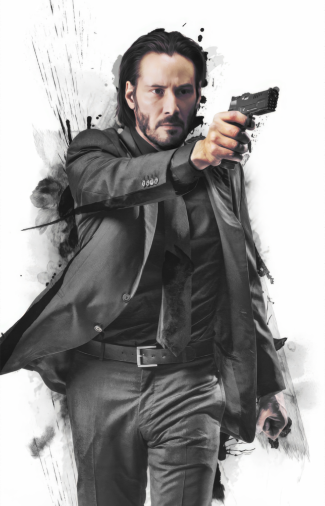 Keanu Reeves Glass Wall Art