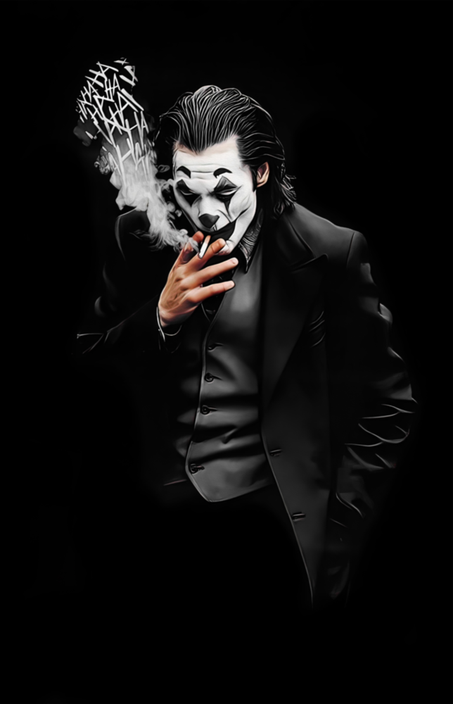 Joker Glass Wall Art