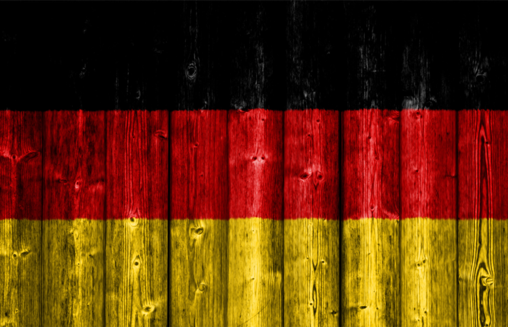 Flag of Germany Glass Wall Art